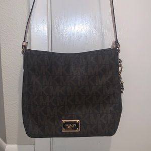 Michael Kors Small/Medium Beige Crossbody Satchel